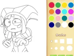 Mchezo Pomni Coloring Book For Kids online
