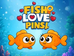 Mchezo Fish Love Pins online