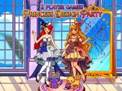 Mchezo 2 Player Games Princess Design Party online