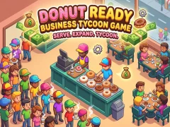 Mchezo Donut Ready Business Tycoon Game online