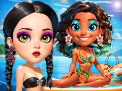 Mchezo Wave Chic Ocean Fashion Frenzy online