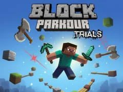 Mchezo Block Parkour Trials online
