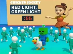Mchezo Chicken Jockey: Red Light Green Light online
