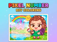 Mchezo Pixel Number  DIY Coloring online