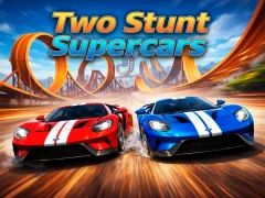Mchezo Two Stunt Supercars online