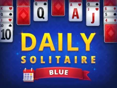 Mchezo Daily Solitaire Blue online