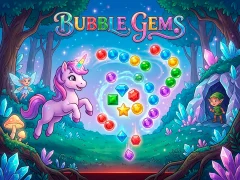 Mchezo Bubble Gems online