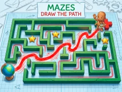 Mchezo Mazes Draw The Path online