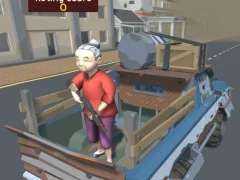Mchezo Grandma with Machine Gun Apocalypsis online