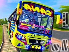 Mchezo Indian Uphill Bus Simulator online