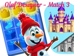 Mchezo Olaf Designer - Match 3 online