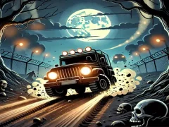 Mchezo Racing Car Destroying Zombie online