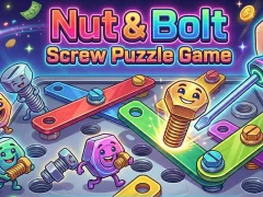 Mchezo Nut & Bolt Screw Puzzle Game online