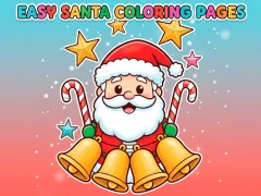 Mchezo Easy Santa Coloring Pages online