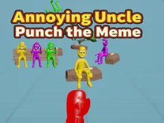 Mchezo Annoying Uncle Punch the Meme online