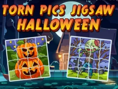 Mchezo Torn Pics Jigsaw Halloween online