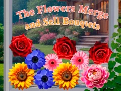 Mchezo The Flowers Merge and Sell Bouquets online