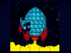 Mchezo Pop It Rockets In Space Jigsaw online