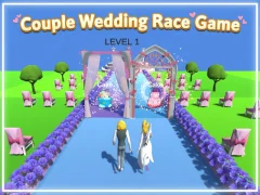 Mchezo Couple Wedding Race Game online