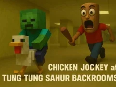 Mchezo Chicken Jockey at Tung Tung Sahur Backrooms online