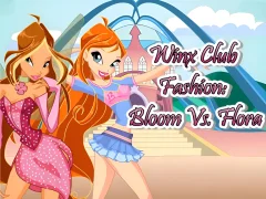 Mchezo Winx Club Fashion: Bloom vs Flora online