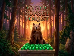 Mchezo Mystic sunset forest online