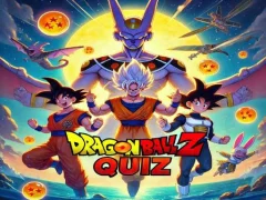 Mchezo Dragon ball quiz online