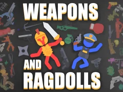 Mchezo Weapons and Ragdolls online