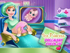 Mchezo Ice Princess Pregnant Check Up online