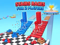 Mchezo Stairs Races For 2 Players online