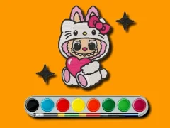Mchezo Labubu Coloring Adventure online
