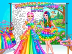 Mchezo Princess Rainbow Look online