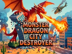 Mchezo Monster Dragon City Destroyer online
