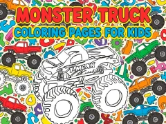 Mchezo Monster Truck Coloring Pages For Kids online