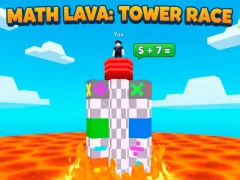 Mchezo Math Lava: Tower Race online