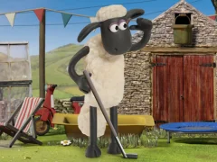 Mchezo Shaun The Sheep Baahmy Golf online