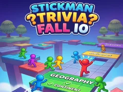 Mchezo Stickman Trivia Fall IO online