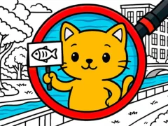 Mchezo Find The Cat Cat Search online
