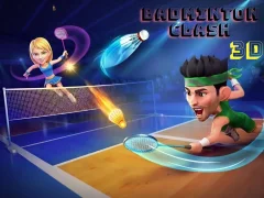Mchezo Badminton Clash 3D online