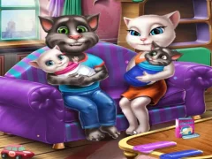 Mchezo Angela Twins Family Day online