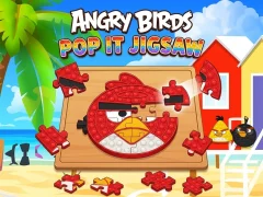 Mchezo Angry Birds Pop It Jigsaw online