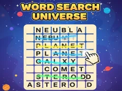 Mchezo Word Search: Universe online