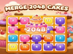 Mchezo Merge 2048 cakes online