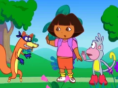 Mchezo Dora The explorer  Crocodile Lake online