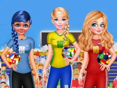 Mchezo BFF Princess Vote For  FIFA 2018 Quarter Finals online