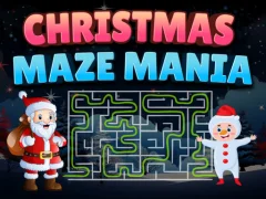 Mchezo Christmas Maze Mania online