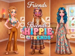 Mchezo Friends Hippie Trends online