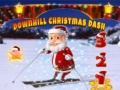 Mchezo Downhill Christmas Dash online