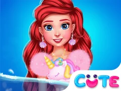 Mchezo Princess Turned Into Mermaid online