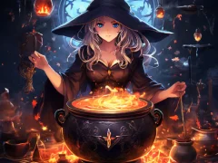 Mchezo Anime girls Witchcraft online